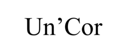 UN'COR trademark