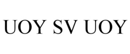 UOY SV UOY trademark