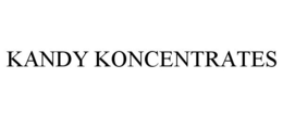 KANDY KONCENTRATES trademark