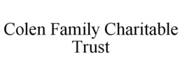 COLEN FAMILY CHARITABLE TRUST trademark