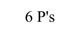 6 P'S trademark