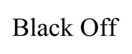 BLACK OFF trademark
