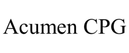 ACUMEN CPG trademark