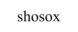 SHOSOX trademark