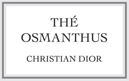 THÉ OSMANTHUS CHRISTIAN DIOR trademark
