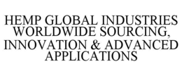 HEMP GLOBAL INDUSTRIES WORLDWIDE SOURCING, INNOVATION & ADVANCED APPLICATIONS trademark