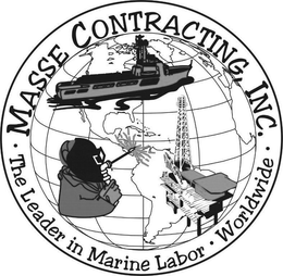 MASSE CONTRACTING, INC. · THE LEADER IN MARINE LABOR · WORLDWIDE · trademark