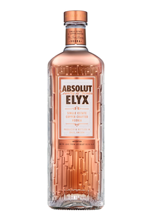 ABSOLUT ELYX SINGLE ESTATE & COPPER CRAFTED FOR TRUE LUXURY VODKA ABSOLUT COUNTRY OF SWEDEN ELYX SINGLE ESTATE COPPER CRAFTED VODKA PRODUCED & BOTTLED IN ÅHUS SWEDEN IMPORTED WITH LOVE FROM ABSOLUT ELYX XXX trademark