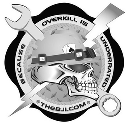BECAUSE OVERKILL IS UNDERRATED THEBJI.COM trademark