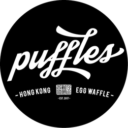 PUFFLES HONG KONG EGG WAFFLES EST 2017 trademark