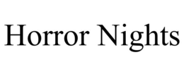 HORROR NIGHTS trademark