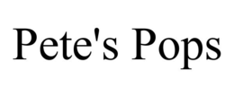PETE'S POPS trademark