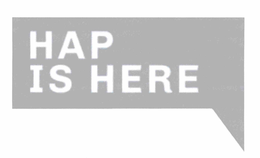 HAP IS HERE trademark