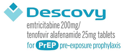 DESCOVY EMTRICITABINE 200 MG / TENOFOVIR ALAFENAMIDE 25MG TABLETS FOR PREP PRE-EXPOSURE PROPHYLAXIS trademark