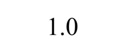 1.0 trademark