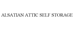ALSATIAN ATTIC SELF STORAGE trademark