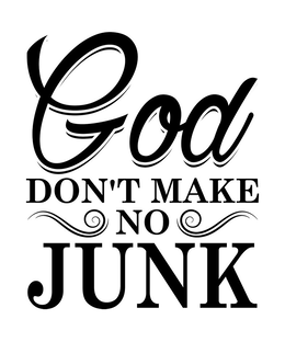 GOD DON'T MAKE NO JUNK trademark