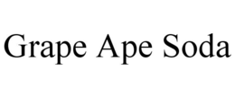 GRAPE APE SODA trademark