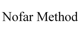 NOFAR METHOD trademark