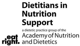 DIETITIANS IN NUTRITION SUPPORT A DIETETIC PRACTICE GROUP OF THE ACADEMY OF NUTRITION AND DIETETICS EAT RIGHT. trademark