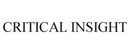 CRITICAL INSIGHT trademark