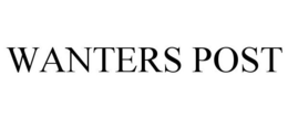 WANTERS POST trademark