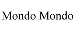 MONDO MONDO trademark