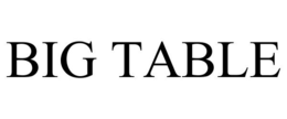 BIG TABLE trademark