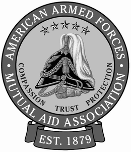 AMERICAN ARMED FORCES MUTUAL AID ASSOCIATION EST. 1879 COMPASSION TRUST PROTECTION trademark