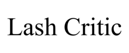 LASH CRITIC trademark