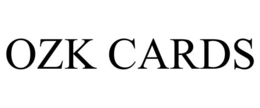 OZK CARDS trademark