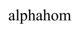 ALPHAHOM trademark