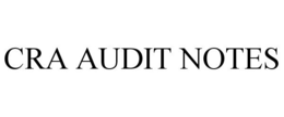 CRA AUDIT NOTES trademark