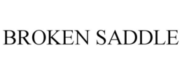 BROKEN SADDLE trademark