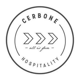 CERBONE HOSPITALITY ALL IS FARE trademark