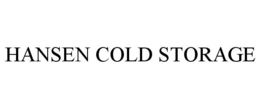 HANSEN COLD STORAGE trademark