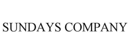 SUNDAYS COMPANY trademark