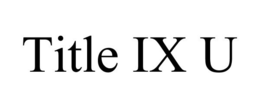 TITLE IX U trademark