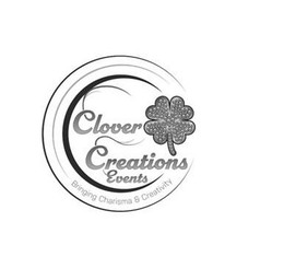 CLOVER CREATIONS EVENTS BRINGING CHARISMA & CREATIVITY trademark