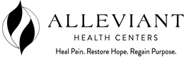 ALLEVIANT HEALTH CENTERS HEAL PAIN. RESTORE HOPE. REGAIN PURPOSE. trademark
