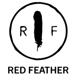 R F RED FEATHER trademark