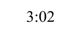 3:02 trademark