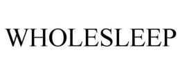 WHOLESLEEP trademark