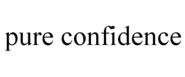 PURE CONFIDENCE trademark