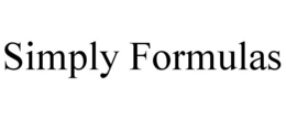 SIMPLY FORMULAS trademark