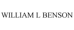 WILLIAM L BENSON trademark