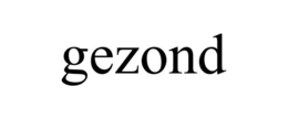 GEZOND trademark