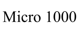 MICRO 1000 trademark