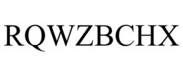 RQWZBCHX trademark
