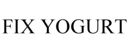 FIX YOGURT trademark